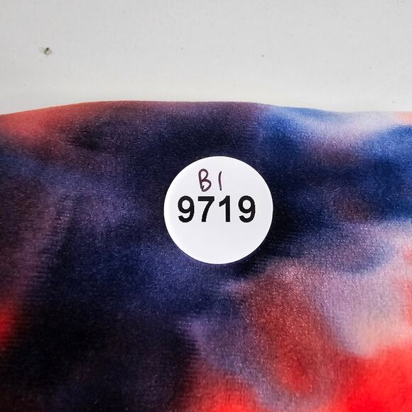 Roma Concept Jumpsuit XL Colorful Tie-dye Velvet Velour Stretchy Hippie Rainbow - Picture 15 of 15